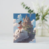 Een wandeling in de wolken briefkaart (Staand voorkant)