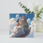 Een wandeling in de wolken kaart (Staand voorkant)