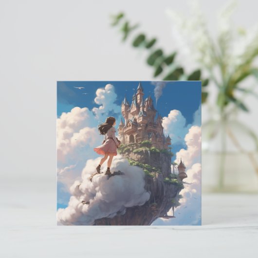 Een wandeling in de wolken kaart (Staand voorkant)