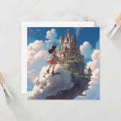 Een wandeling in de wolken kaart (Voorkant / Achterkant in situ)