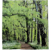 Een wandeling in het bos douchegordijn (Voorkant)