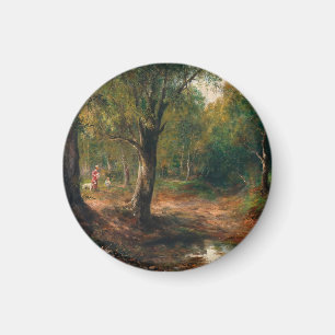 Een wandeling in het bos – Emil Barbarini Magneet