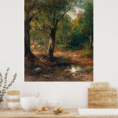 Een wandeling in het bos – Emil Barbarini Poster (Keuken)