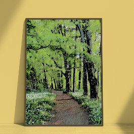 Een wandeling in het bos perfect poster