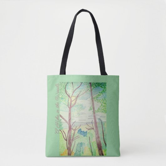 Een Wandeling in het Bos Tote Bag (Voorkant)