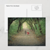 Een wandeling in het Briefkaart van het park (Voorkant / Achterkant)