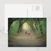 Een wandeling in het Briefkaart van het park (Voorkant / Achterkant)