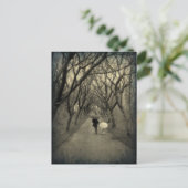 Een wandeling in het Briefkaart van het park (Staand voorkant)