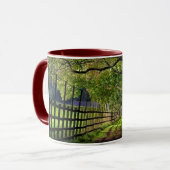 Een wandeling in het park, de berg Edgcumbe Mok (Voorkant links)