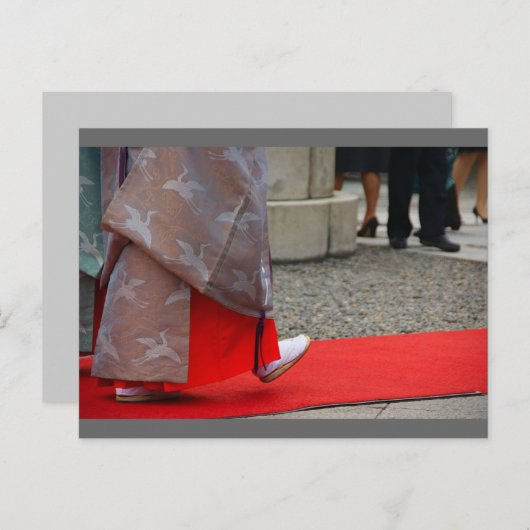 Een wandeling in Japan Briefkaart (Voorkant / Achterkant)