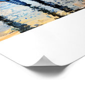 Een wandeling in Paris Wall Art Poster print leven (Hoek)