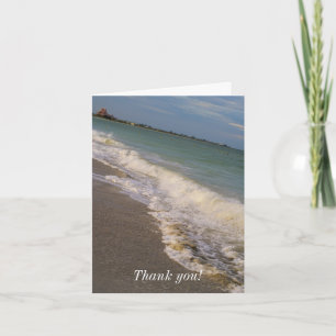 Een wandeling langs St Pete Beach Dank je Bedankkaart