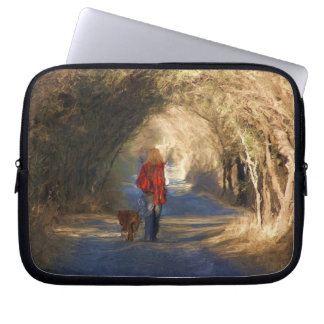 een wandeling laptop sleeve
