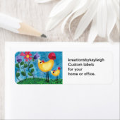 Een wandeling maken etiket (Insitu)