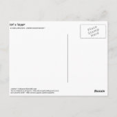 een wandeling met tangen briefkaart (Achterkant)