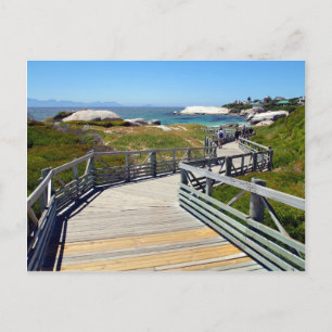 Een wandeling naar Boulders Beach, Zuid-Afrika Briefkaart