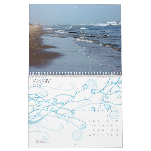 Een wandeling op de BEach Kalender (Jan 2026)