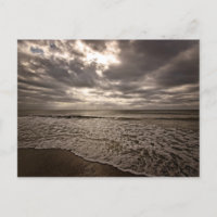 Een wandeling op het strand Briefkaart