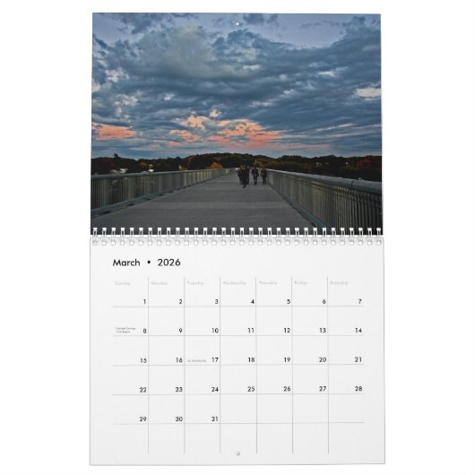 Een wandeling over de Hudson Kalender (Mar 2026)