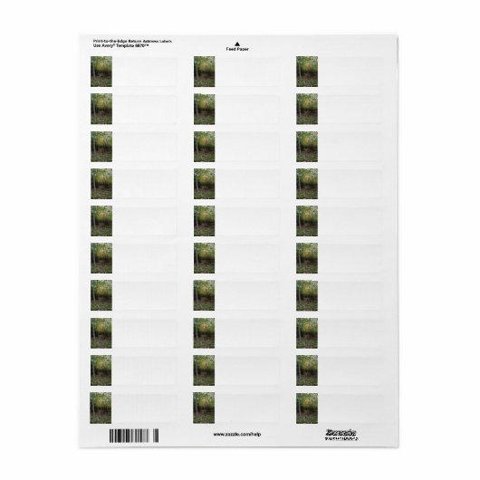 Een wandeling van de Herfst Etiket (Full Sheet)