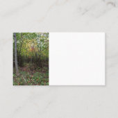 Een wandeling van de Herfst Visitekaartje (Voorkant)