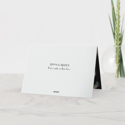 EEN WANDELING - ZUSTER VERJAARDAG KAART (Achterkant)