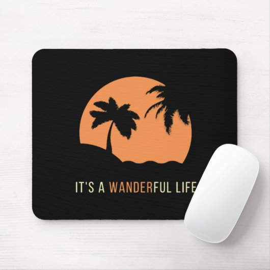 Een Wanderful Life Mousepad Muismat (Met muis)
