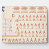 Een wandschilderij in Beni Hasan die de bewegende Fotoplaat (Voorkant)