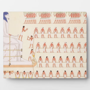 Een wandschilderij in Beni Hasan die de bewegende Fotoplaat