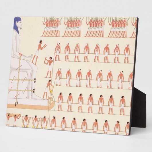 Een wandschilderij in Beni Hasan die de bewegende Fotoplaat (Zijkant)