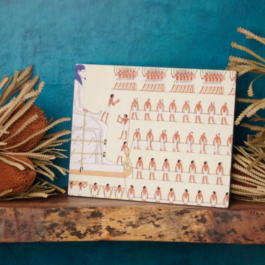 Een wandschilderij in Beni Hasan die de bewegende Fotoplaat (Zijkant)