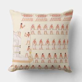 Een wandschilderij in Beni Hasan die de bewegende Kussen