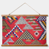 Een wandtapijt geïnspireerd op het Marokkaanse tap Hangend Wandkleed (Voorkant)