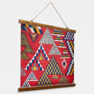 Een wandtapijt geïnspireerd op het Marokkaanse tap Hangend Wandkleed