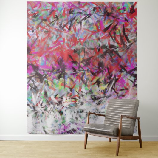 Een wandtapijt van JP's Artsy Ware Wandkleed (In situ)