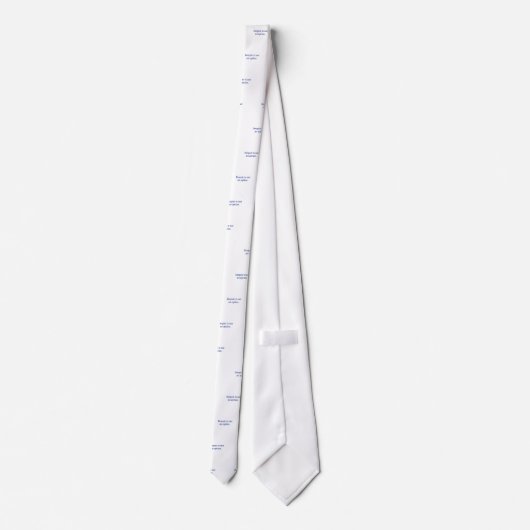 Een wanhoop is geen optie stropdas (Achterkant)