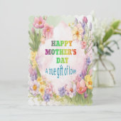 Een Ware Geschenk van Liefde Kaart (Staand voorkant)