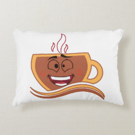 Een ware koffieverslaafde accent kussen