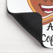 Een ware koffieverslaafde  muismat (Hoek)