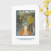 Een ware Koningin Kaart (Gele Bloem)