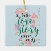 **EEN WARE LOVE VERHAAL** CHRISTMAS ORNAMENT (Voorkant)
