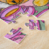 Een ware vriendjesliefde op elk moment~Beren Tea P Legpuzzel (Zijkant)