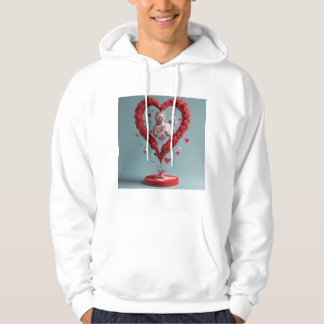 Een ware weerspiegeling van de Valentijnsdag Hoodie