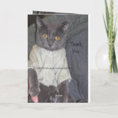 Een warm hart dank u bedankkaart (Achterkant)