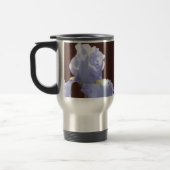 Een Warm Hug voor mijn moeder. Blue Iris Flower-Mo Reisbeker (Links)