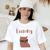 Een warm T-shirt voor de kijker