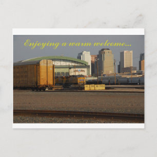 een warm welkom van Phoenix AZ Briefkaart