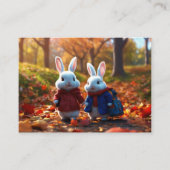 Een warm welkom visitekaartje (Voorkant)