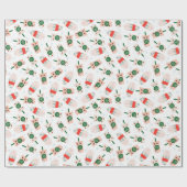 Een warme drink vol winterse vibes cadeaupapier (Vlak)