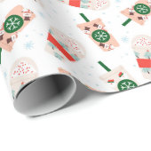 Een warme drink vol winterse vibes cadeaupapier (Rol Hoek)